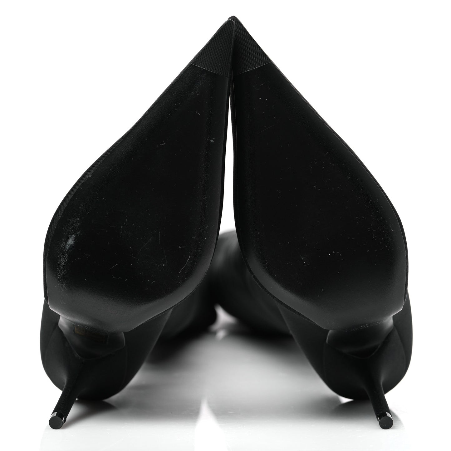 Spandex Pointed Toe Knife 110MM Thigh High Boots 39 Black