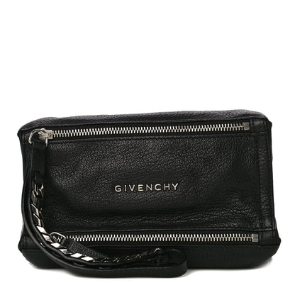 Givenchy Sugar Goatskin Pandora Wristlet Black 1 of 9