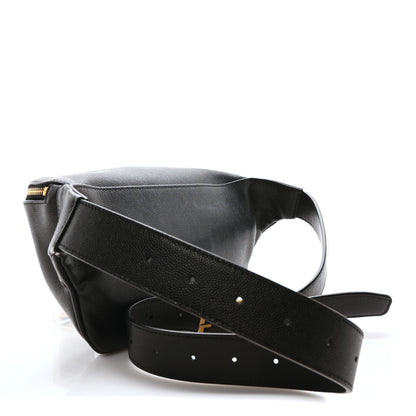 Saint Laurent Grain De Poudre Monogram Belt Bag Black 3 of 10