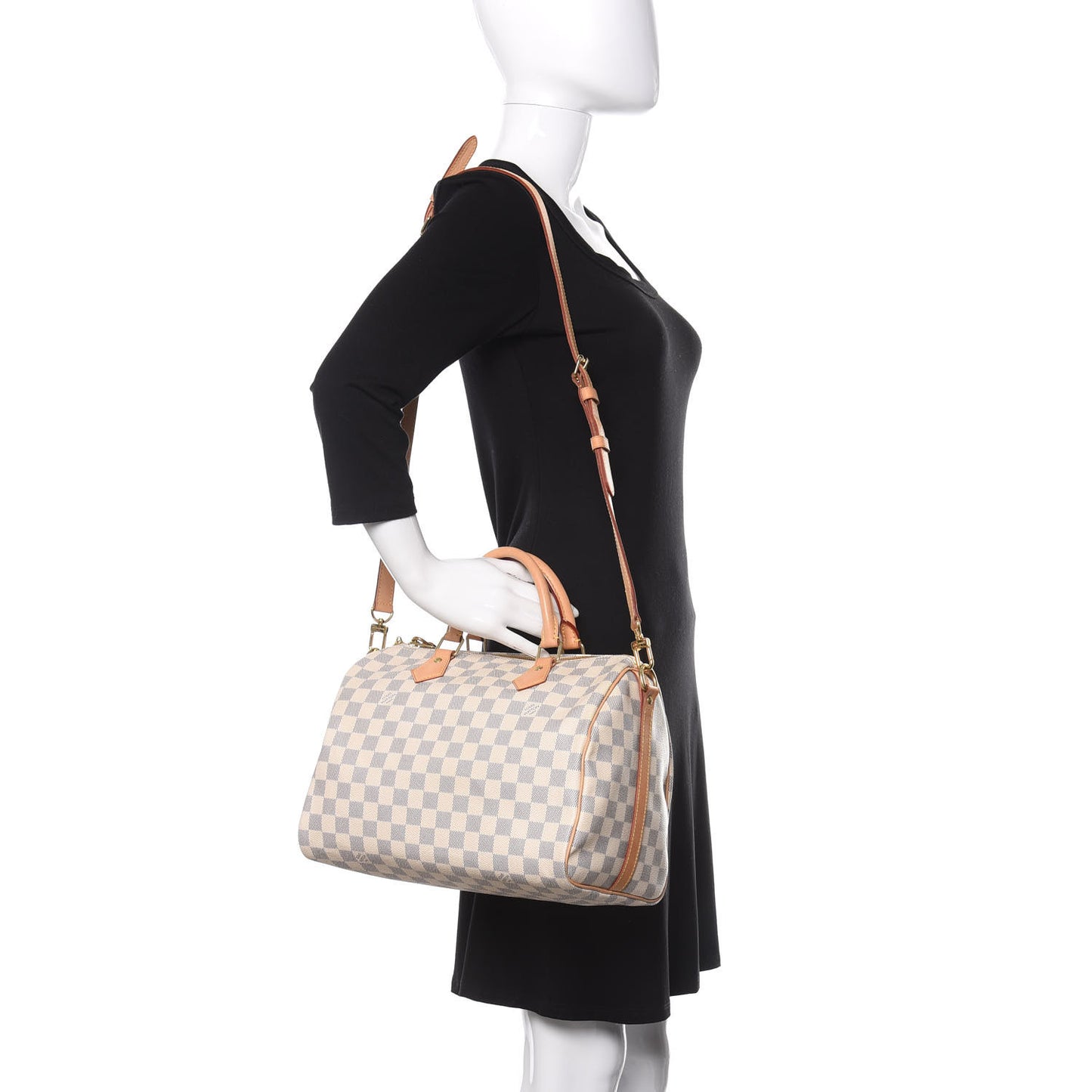 Damier Azur Speedy Bandouliere 30