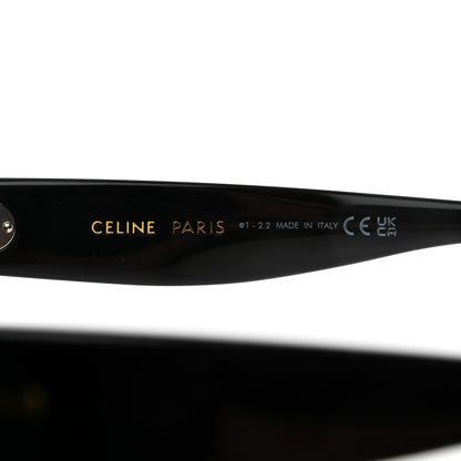 Celine Acetate Rectangular Sunglasses CL4009IN Black 5 of 6
