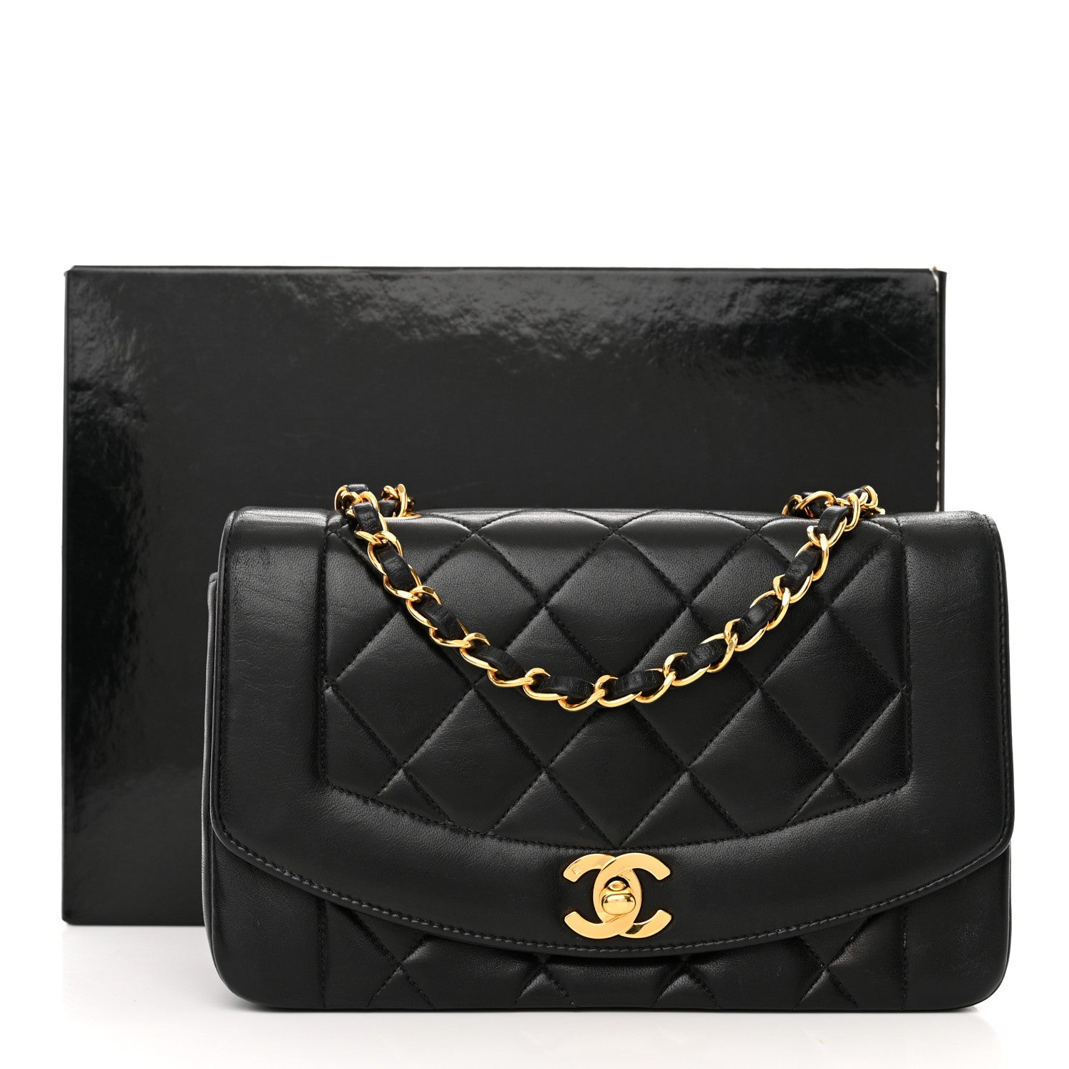Chanel Lambskin Quilted Small Single Flap Black 16 of 16