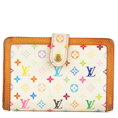 Louis Vuitton Monogram Multicolor French Purse Wallet White 1 of 14