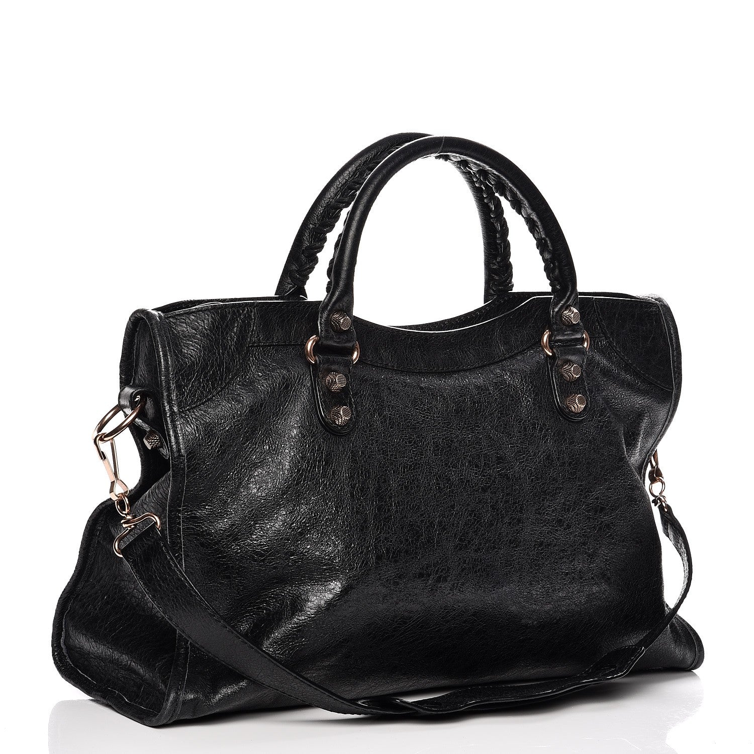 Balenciaga Agneau Giant 12 Rose Gold Hardware City Black 4 of 12