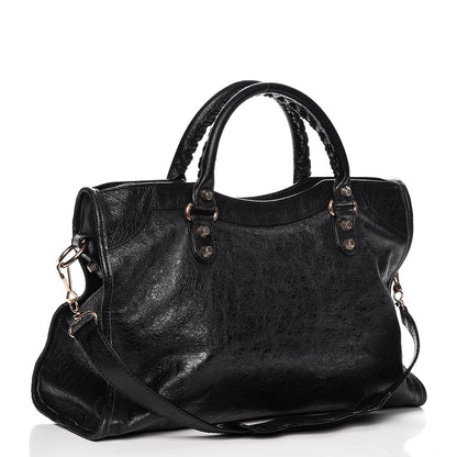 Balenciaga Agneau Giant 12 Rose Gold Hardware City Black 4 of 12