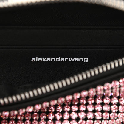 Alexander Wang Rhinestone Mesh Mini Attica Belt Bag Prism Pink 6 of 10