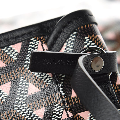 Goyard Goyardine Saint Louis Claire Voie PM Black Rose Pink 8 of 10