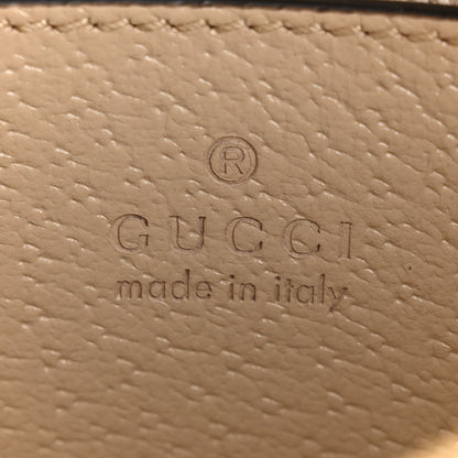 Gucci GG Supreme Monogram Textured Dollar Calfskin Small Ophidia Hobo Beige Mystic White Oatmeal 6 of 10
