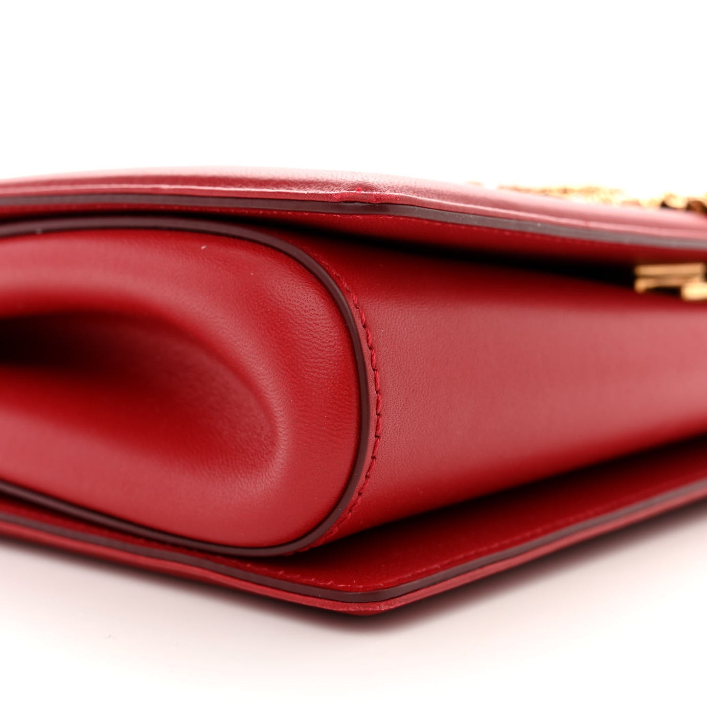 Calfskin Large Devotion Crossbody Bag Red