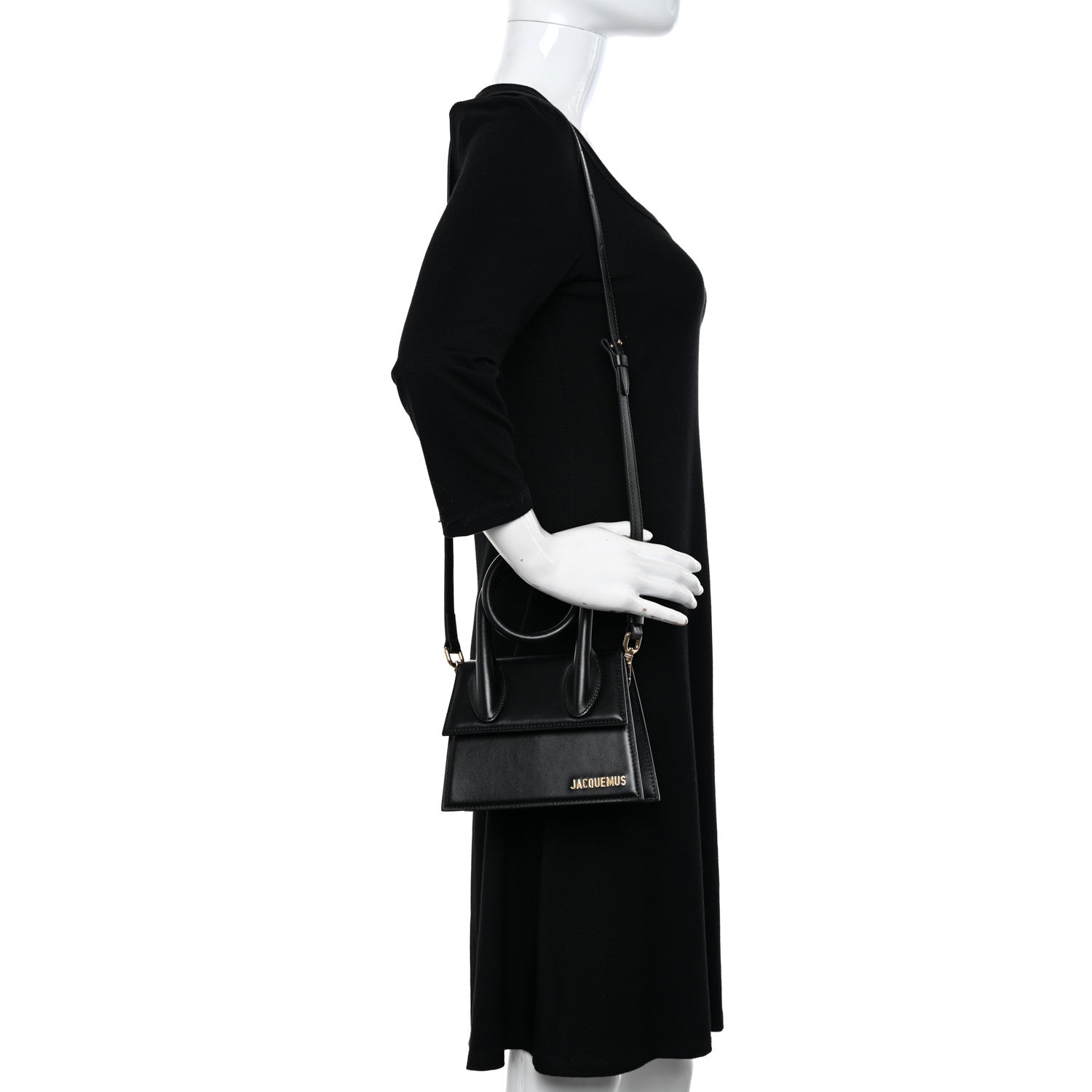 Jacquemus Smooth Calfskin Le Chiquito Noeud Black 2 of 9