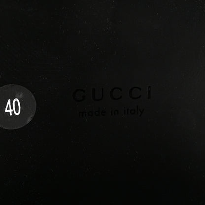 Gucci Cordovan Lux Nappa GG Matelasse Lace Up 60mm Combat Boots 40 Black 7 of 9