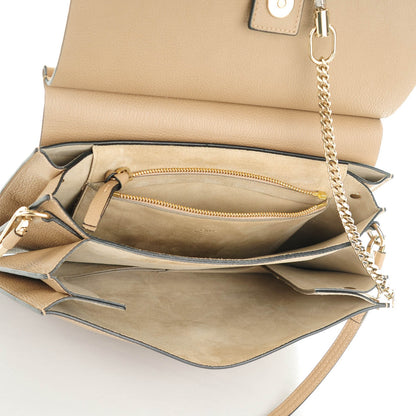 Chloe Calfskin Medium Faye Shoulder Bag Desert Beige 5 of 8