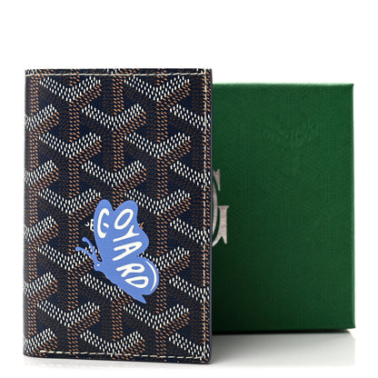 Goyard Goyardine Saint Pierre Card Holder Navy 7 of 7