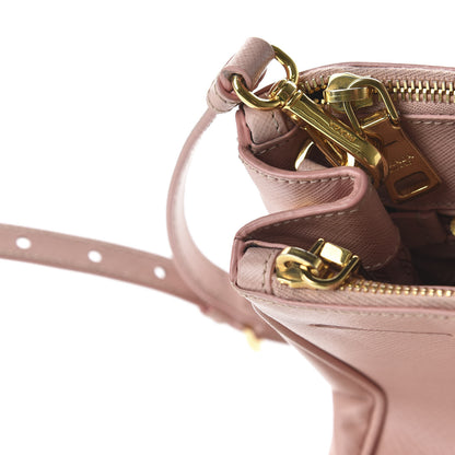 Prada Saffiano Small Galleria Double Zip Tote Orchidea 10 of 10