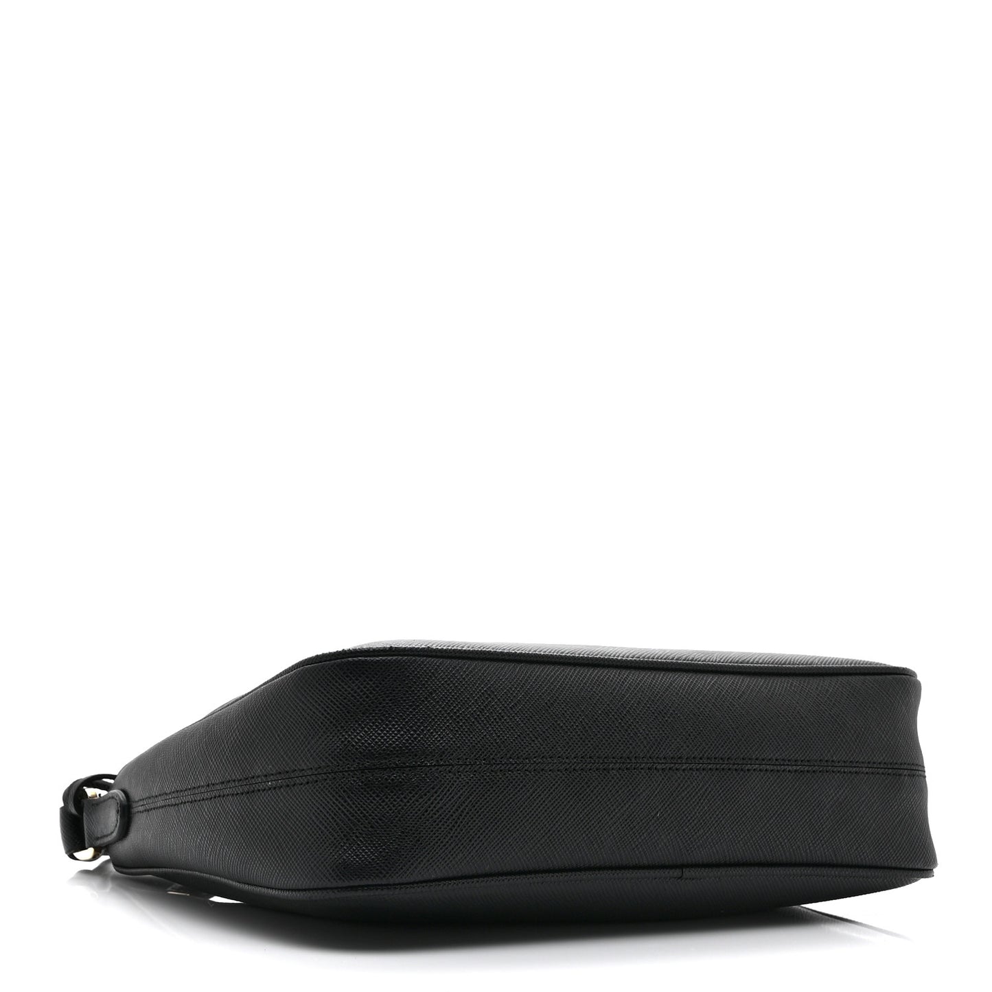 Saffiano Lux Mini Re-Edition Shoulder Bag Black