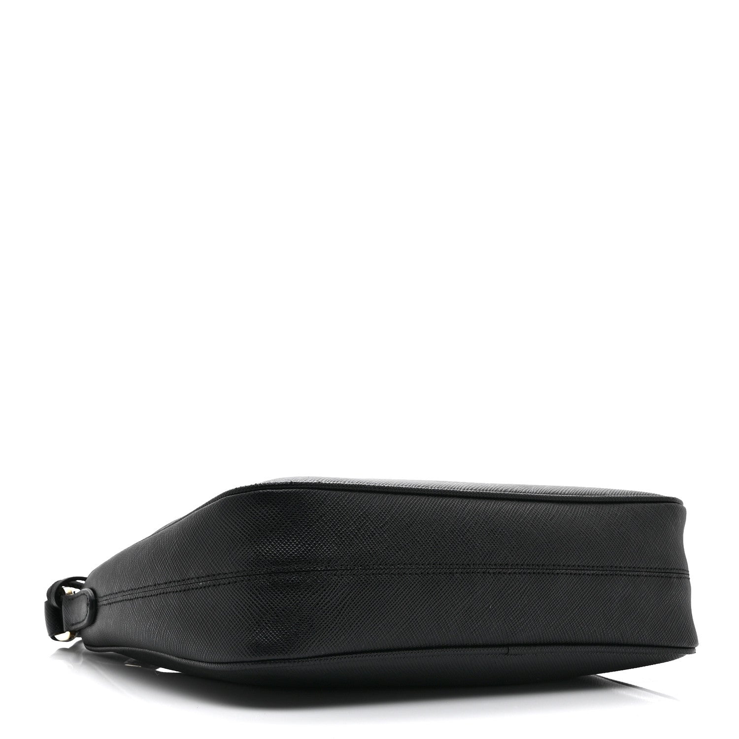 Prada Saffiano Lux Mini Re-Edition Shoulder Bag Black 4 of 10