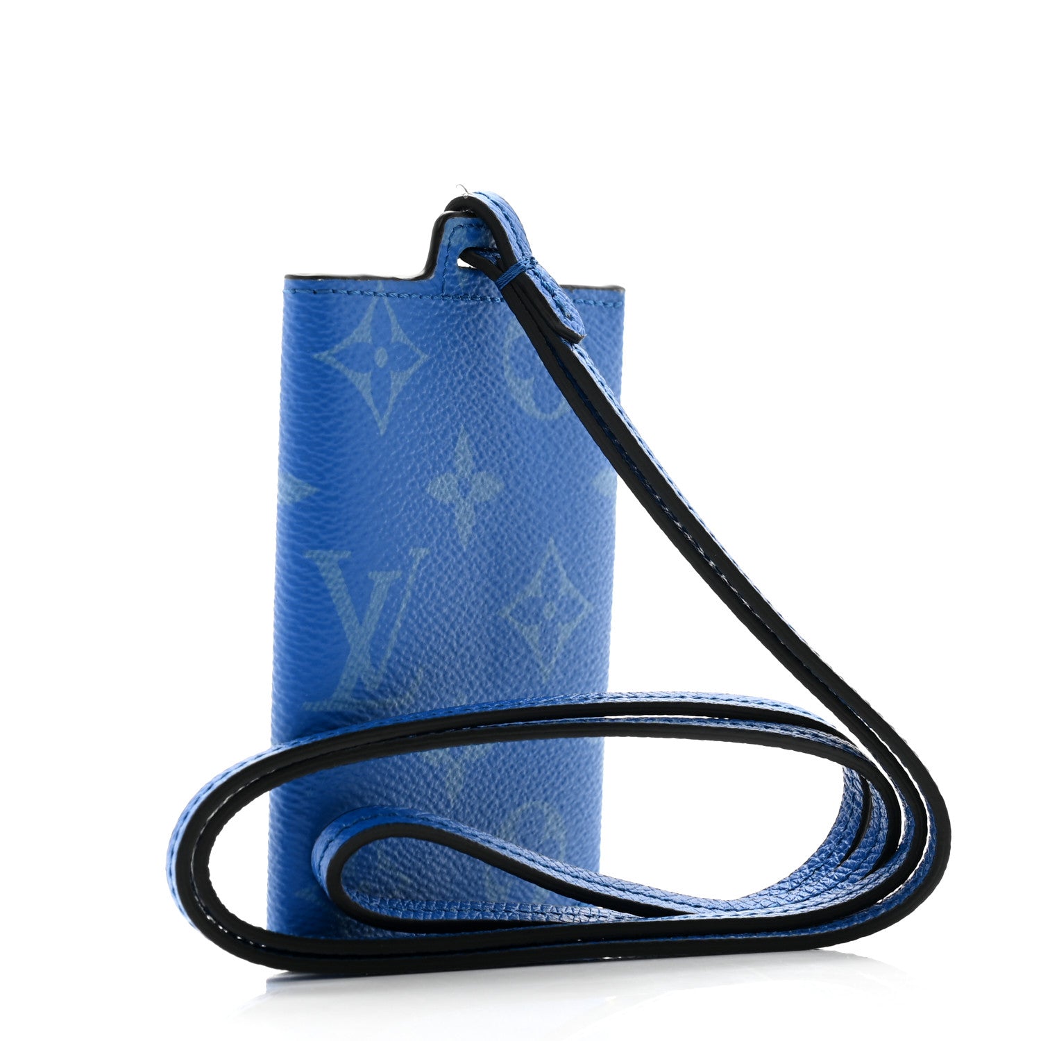 Louis Vuitton Taigarama Card Holder Necklace Agave Blue 3 of 9