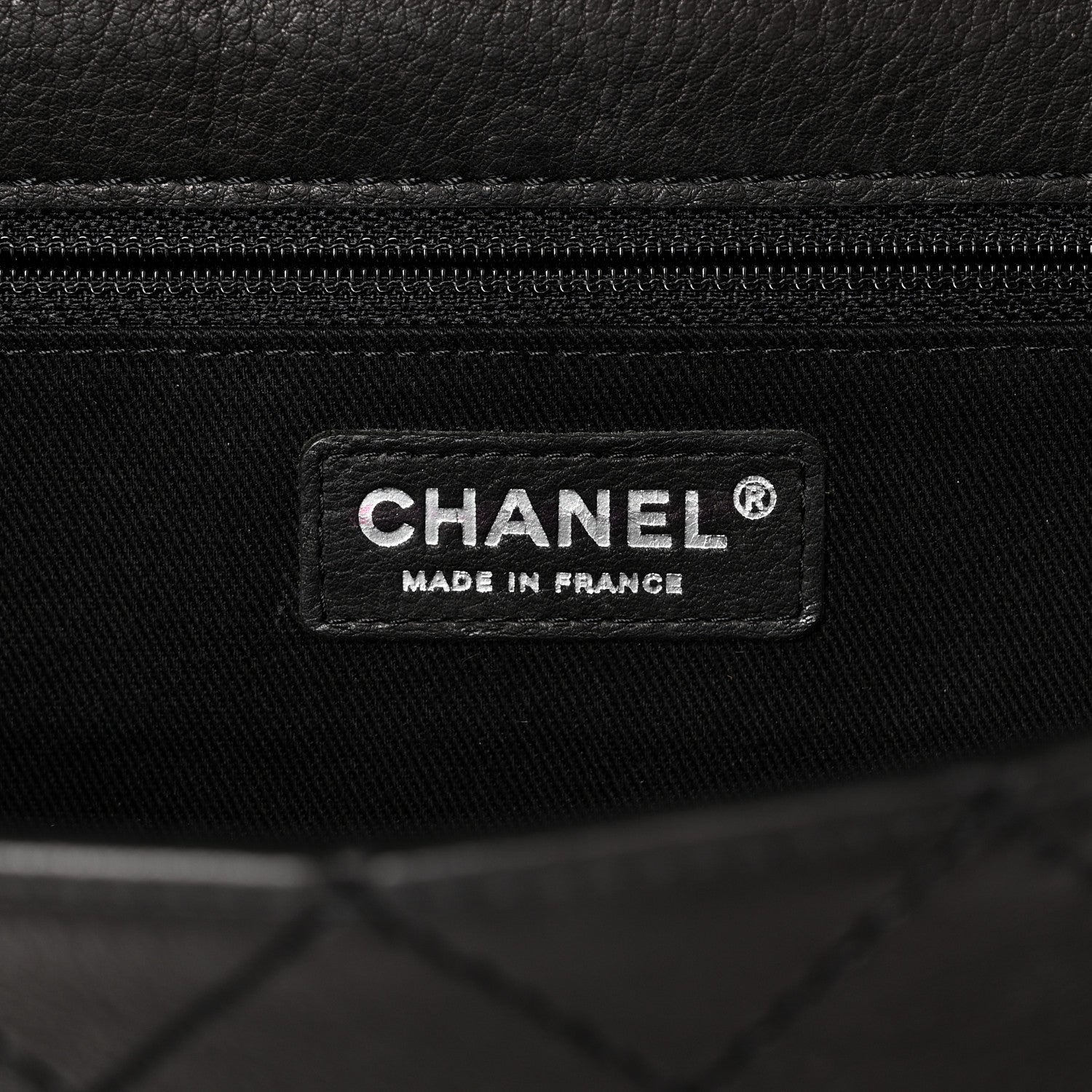 Chanel Goatskin Quilted Paris Dallas Saddle Bag Black 9 of 21
