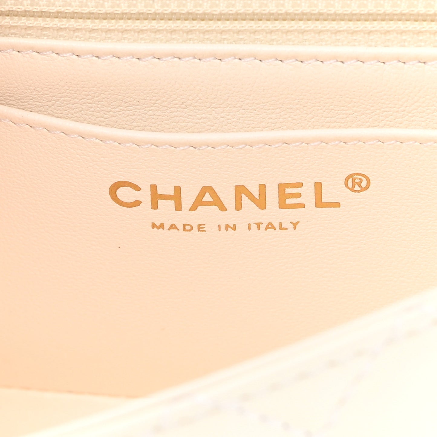 Aged Calfskin Quilted 2.55 Reissue Mini Flap White