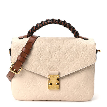Louis Vuitton Empreinte Braided Pochette Metis Creme Beige Caramel 1 of 9