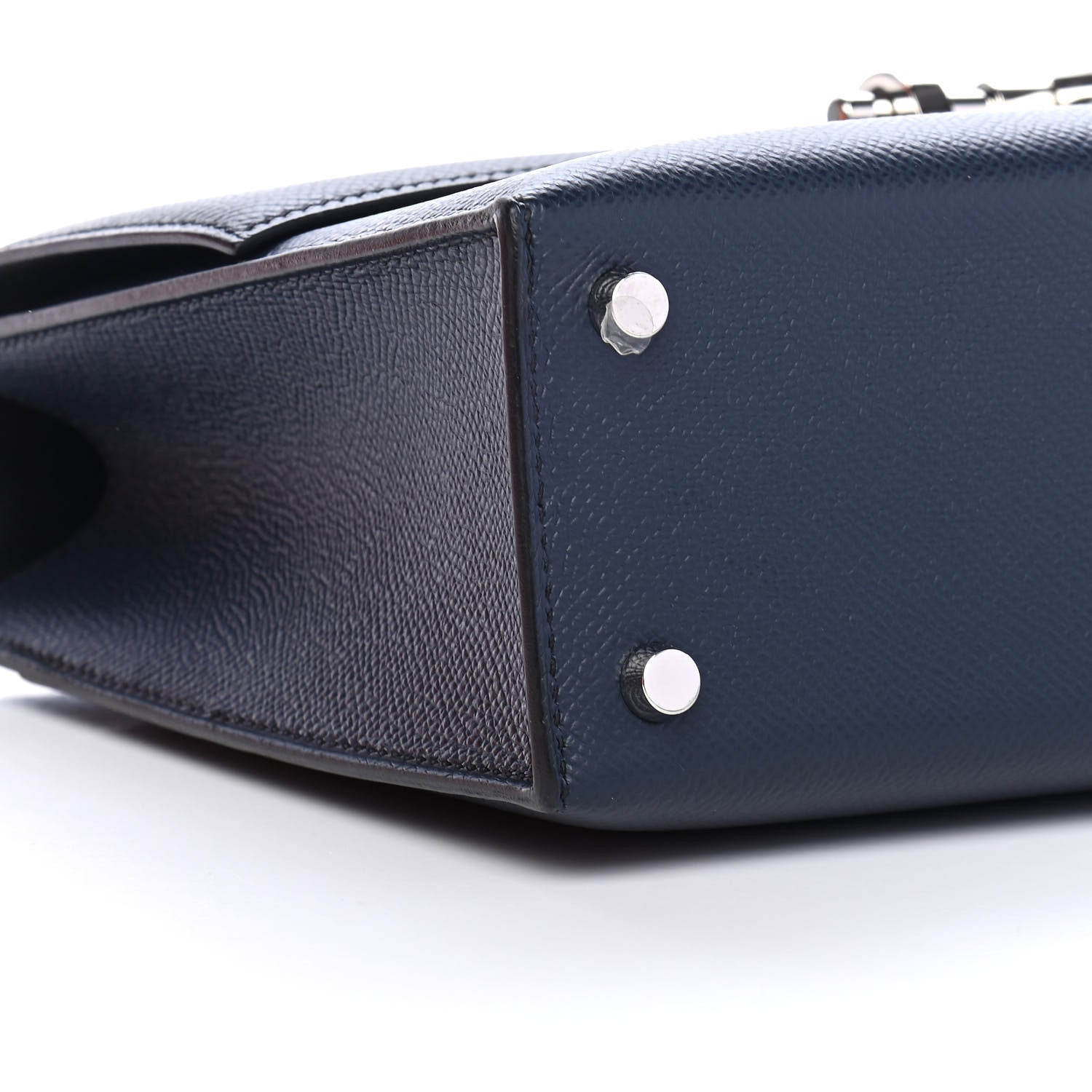 Hermes Epsom Verrou 21 Black Bleu Nuit 8 of 9