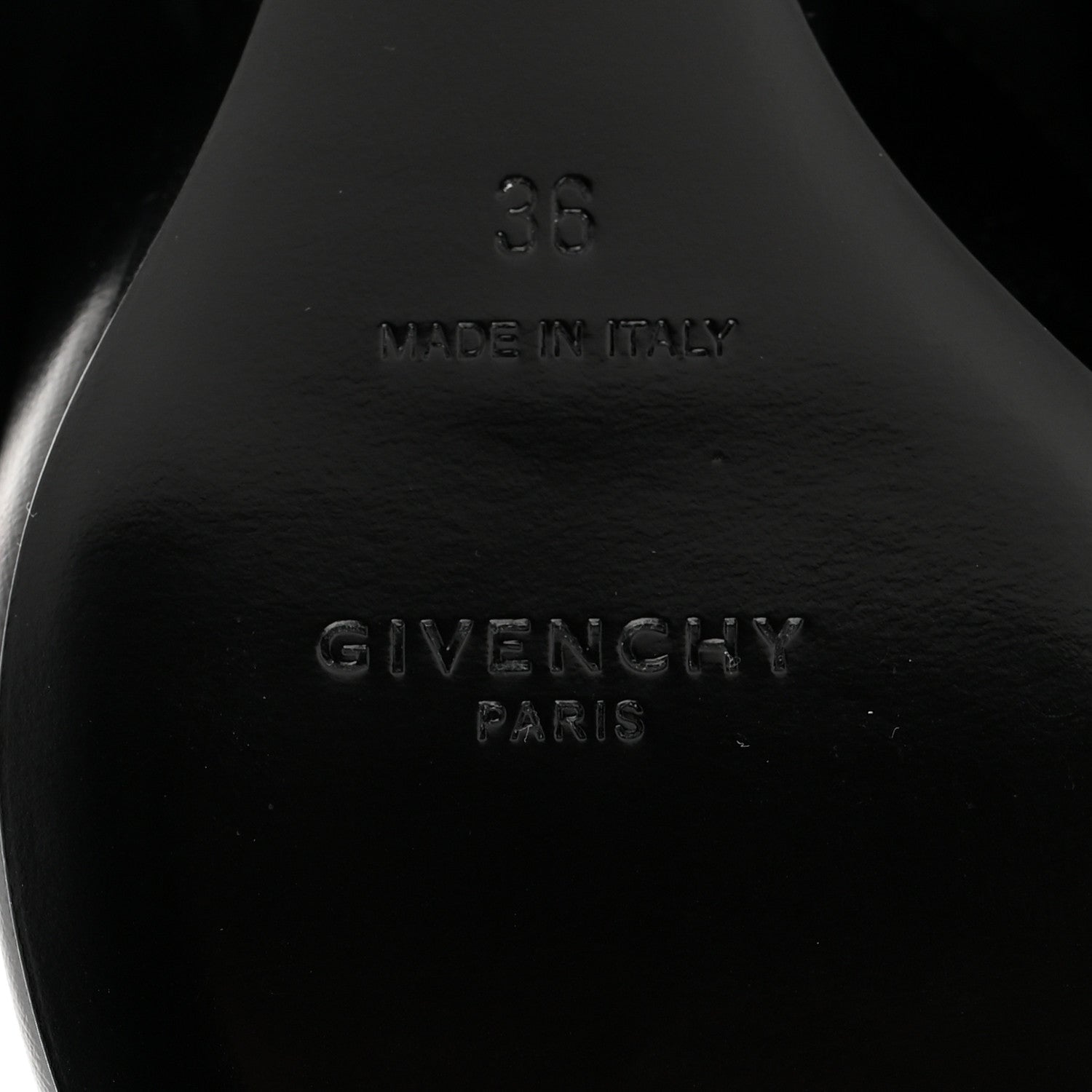 Givenchy Calfskin Shark Lock Pant Boots 36 Black 7 of 10