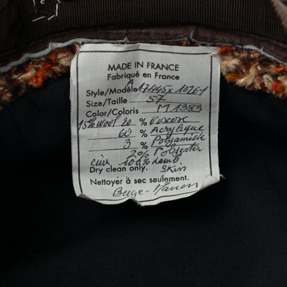 Chanel Tweed Bucket Hat 57 9 of 9