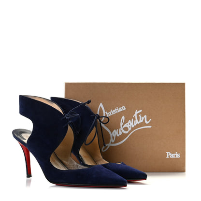 Christian Louboutin Suede Franca 85 Pumps 40 Eclipse 7 of 17