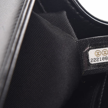 Chanel Lambskin Quilted Medium Boy Flap Black 7 of 8