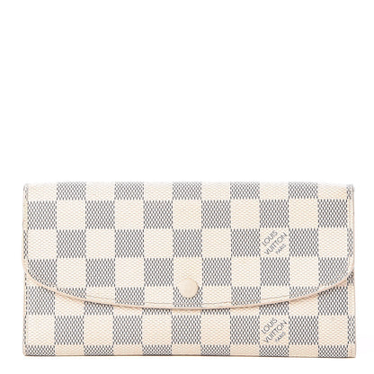 Louis Vuitton Damier Azur Emilie Wallet 1 of 7