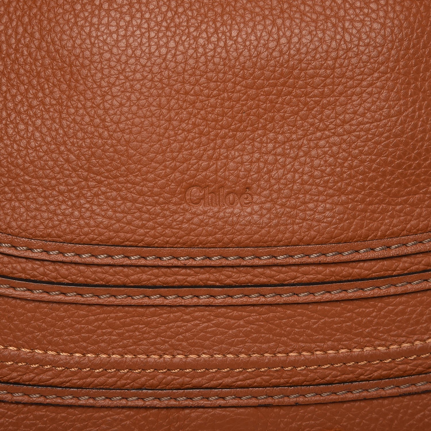 Chloe Calfskin Medium Marcie Satchel Tan 10 of 10