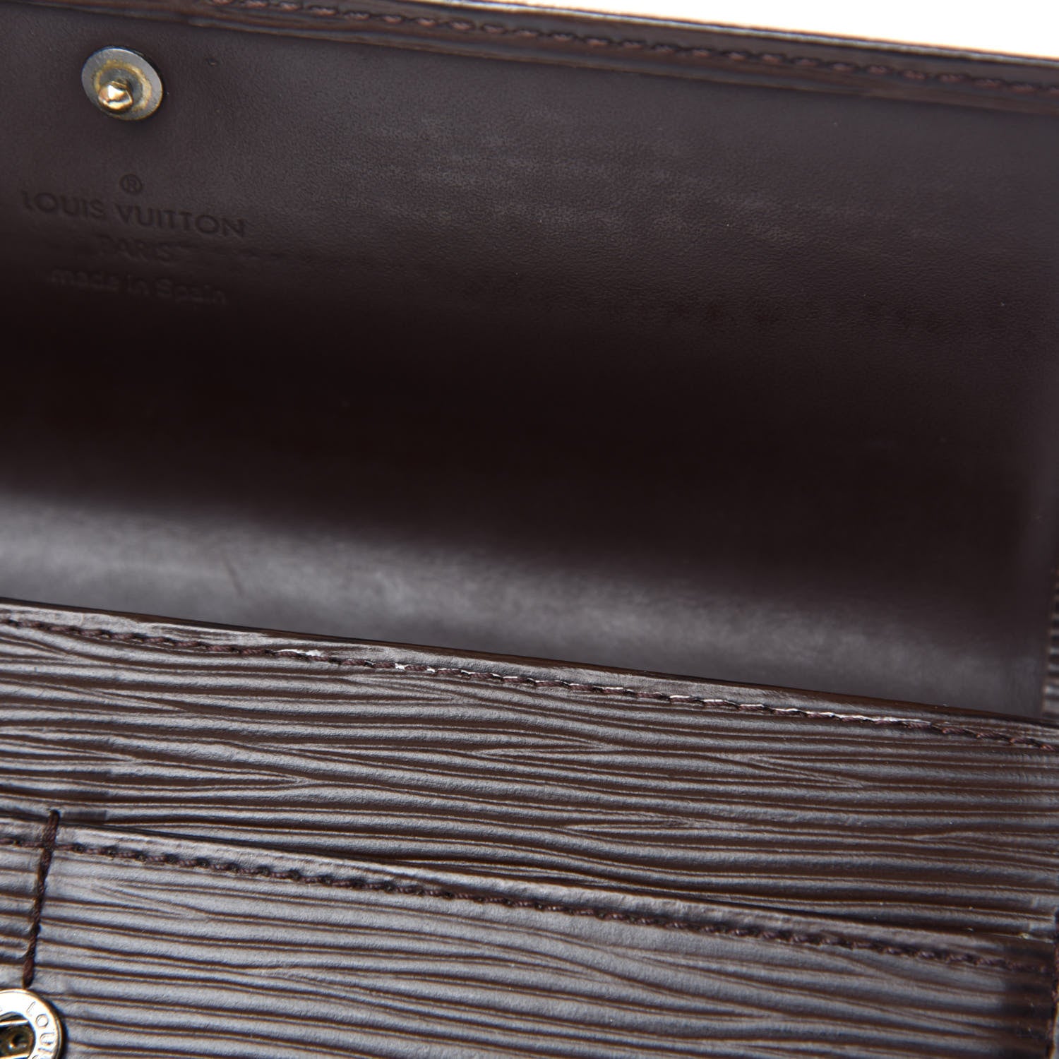 Louis Vuitton Epi Sarah Wallet Moka 6 of 9