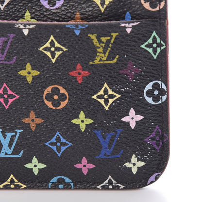 Louis Vuitton Monogram Multicolor Key Pouch Black Grenade 9 of 12