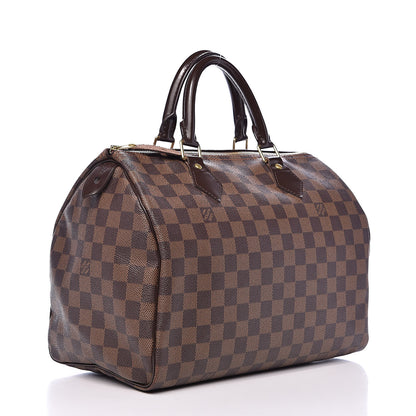 Louis Vuitton Damier Ebene Speedy 30 3 of 11