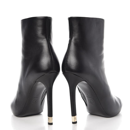 Chanel Lambskin CC Short Booties 41 Black 13 of 15
