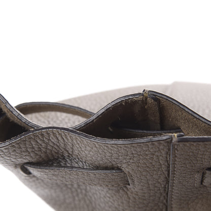 Celine Soft Grained Calfskin Medium Belt Cabas Phantom Souris 13 of 14