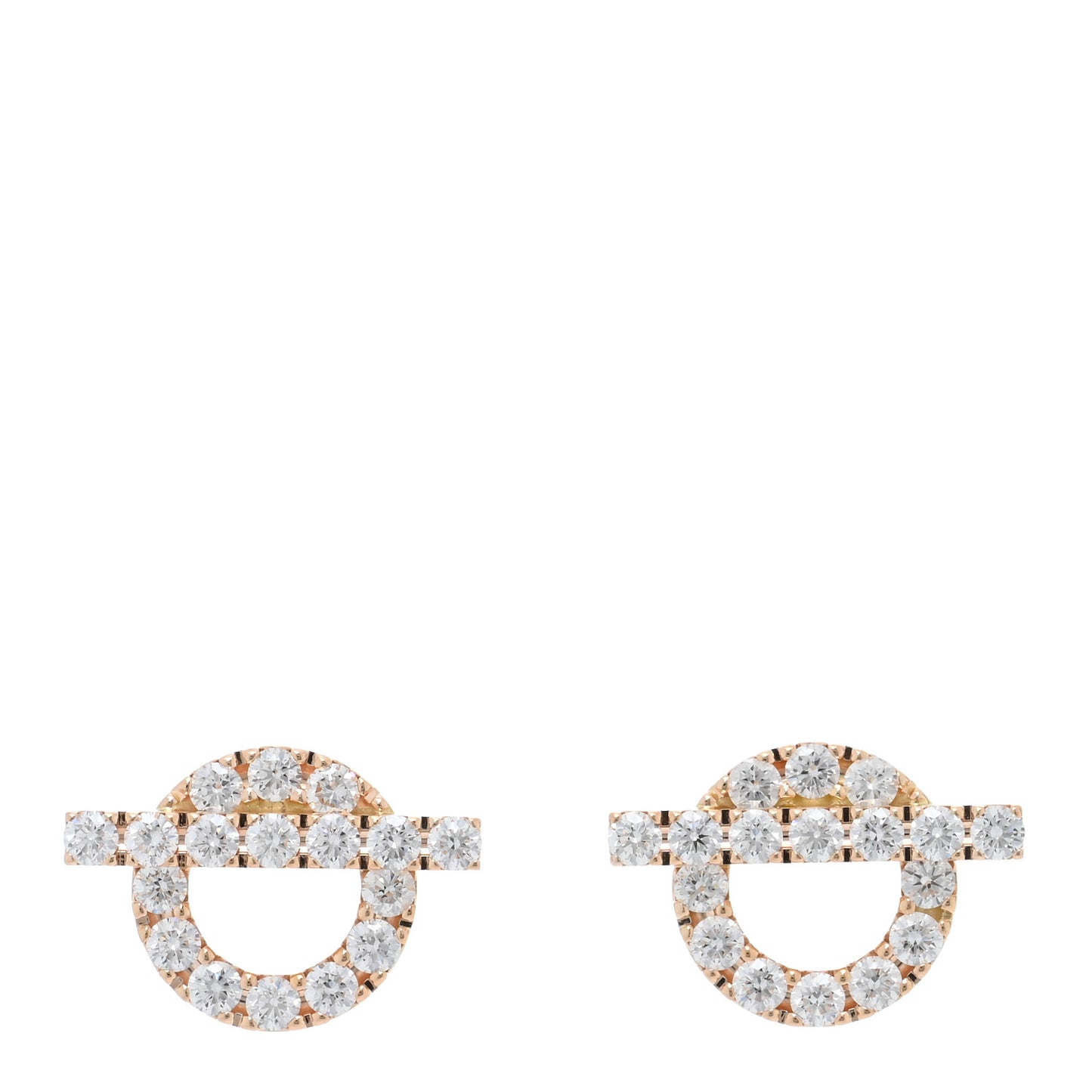18K Rose Gold Diamond Finesse Earrings