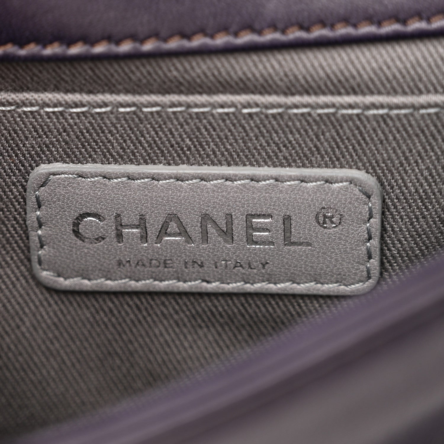 Chanel Velvet Quilted Small Boy Flap Purple 6 of 13