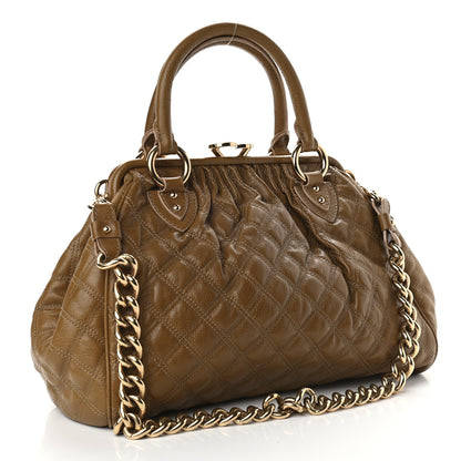 Marc Jacobs Calfskin Quilted Stam Brown 2 of 7
