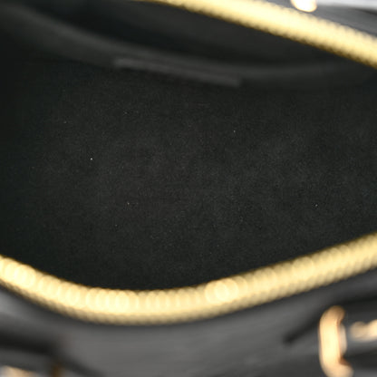 Louis Vuitton Empreinte Monogram Giant Speedy Bandouliere 20 Black 5 of 9
