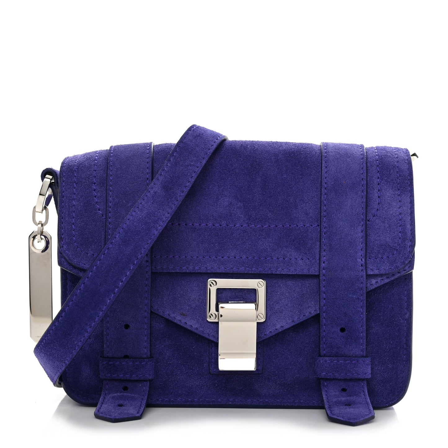 Suede PS1 Mini Pouch Messenger Bag Amethyst