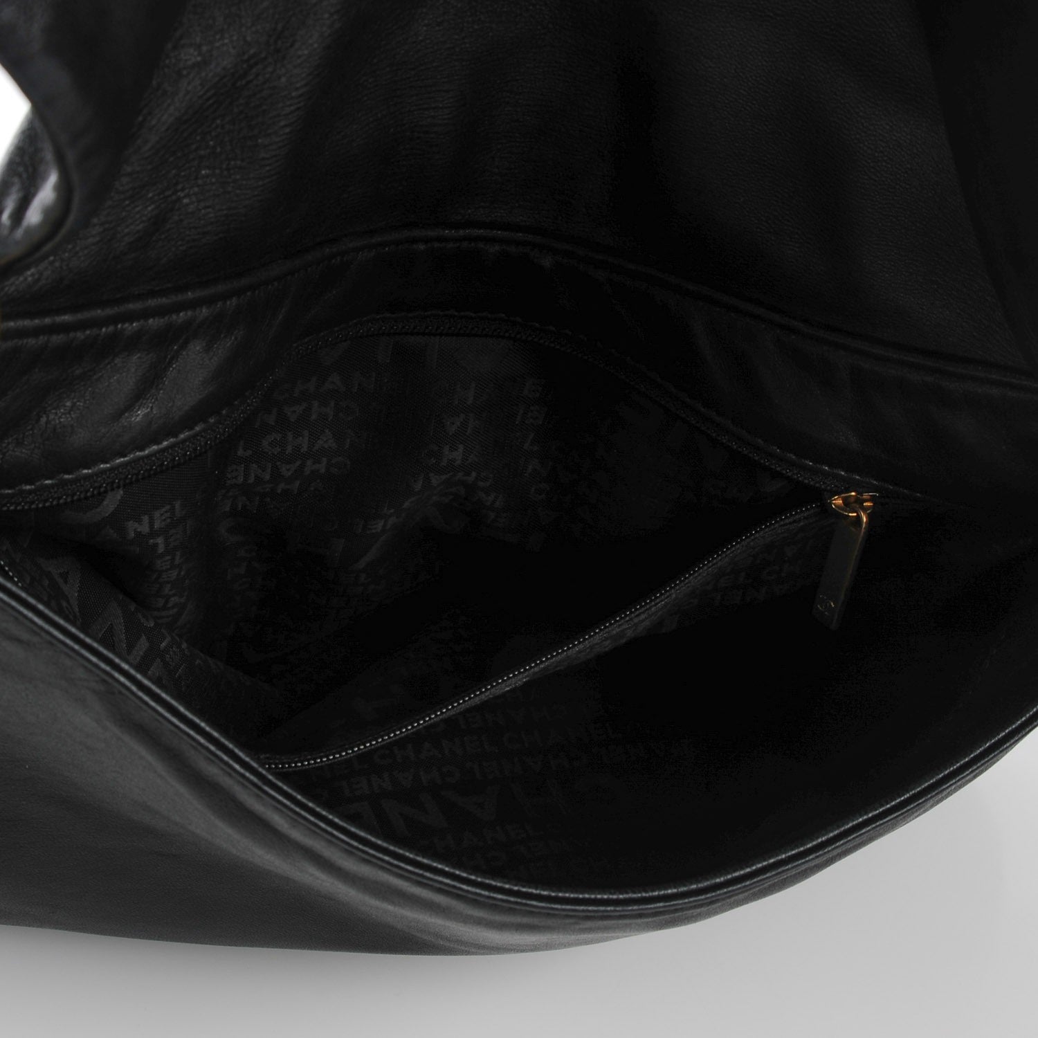 Chanel Lambskin Flap Shoulder Bag Black 5 of 8