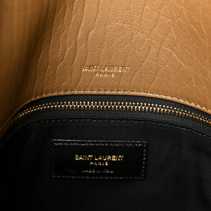 Saint Laurent Grained Lambskin Monogram Large Niki Chain Satchel Dark Cork 7 of 11