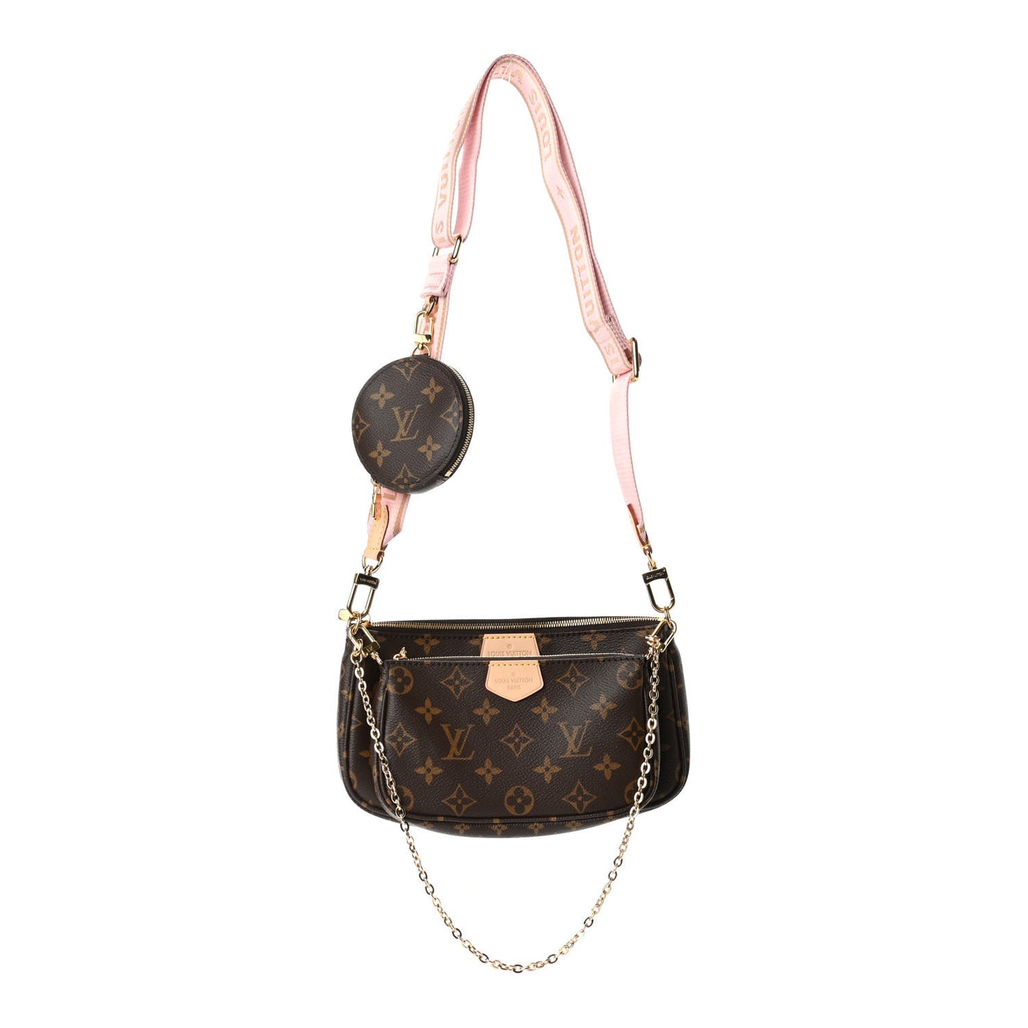 Monogram Multi Pochette Accessories Rose Clair