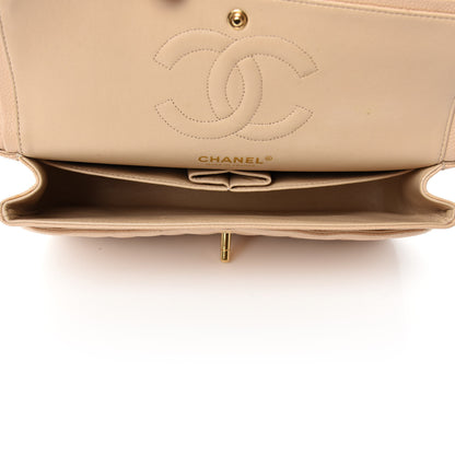 Chanel Caviar Quilted Medium Double Flap Light Beige 6 of 11