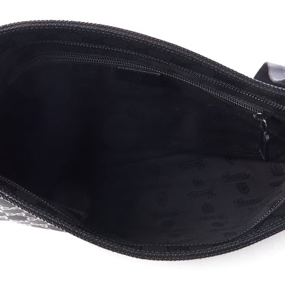 Gucci Imprime Monogram Medium Flat Messenger Bag Black 4 of 8