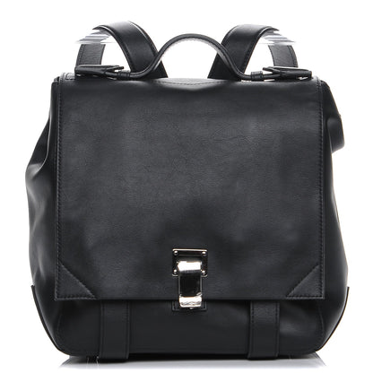 Proenza Schouler Calfskin PS Courier Backpack Black 1 of 7