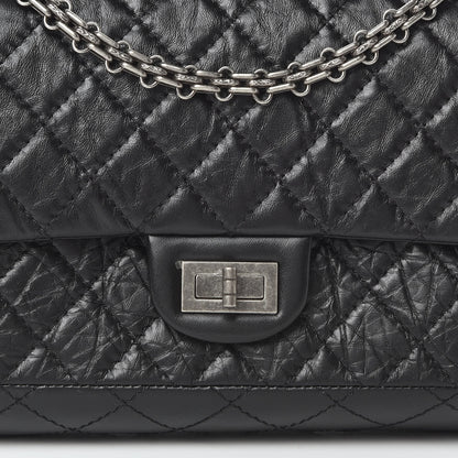 Chanel Aged Calfskin Quilted 2.55 Reissue 225 Flap Black 8 of 14