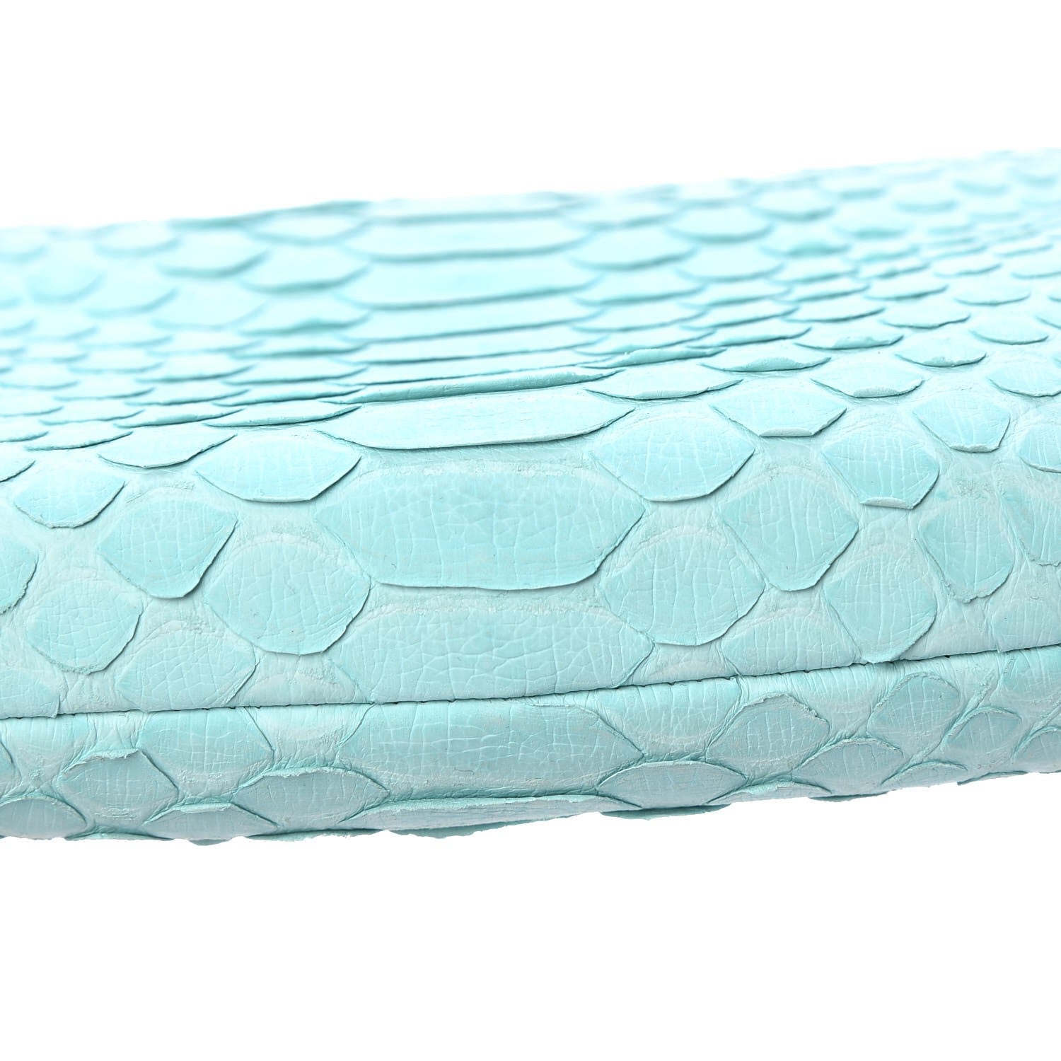 Chanel Python Timeless Clutch Blue 13 of 15