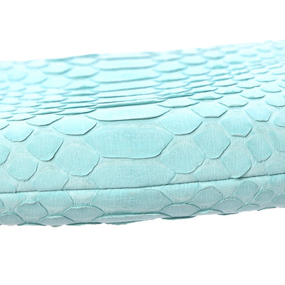 Chanel Python Timeless Clutch Blue 13 of 15
